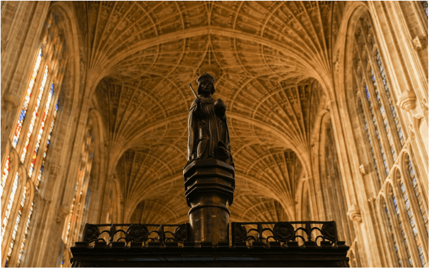 Kings College Chapel in Cambridge, England